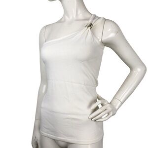 White House Black Market Knit One-Shoulder Top